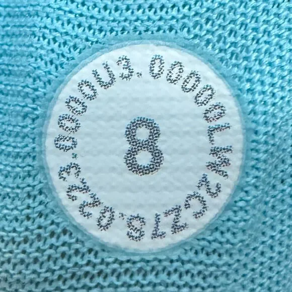 Women Lululemon Flow Y Nulu Longline Bra Light Support A–C Cups Cyan Blue Size 8 - Picture 7 of 7